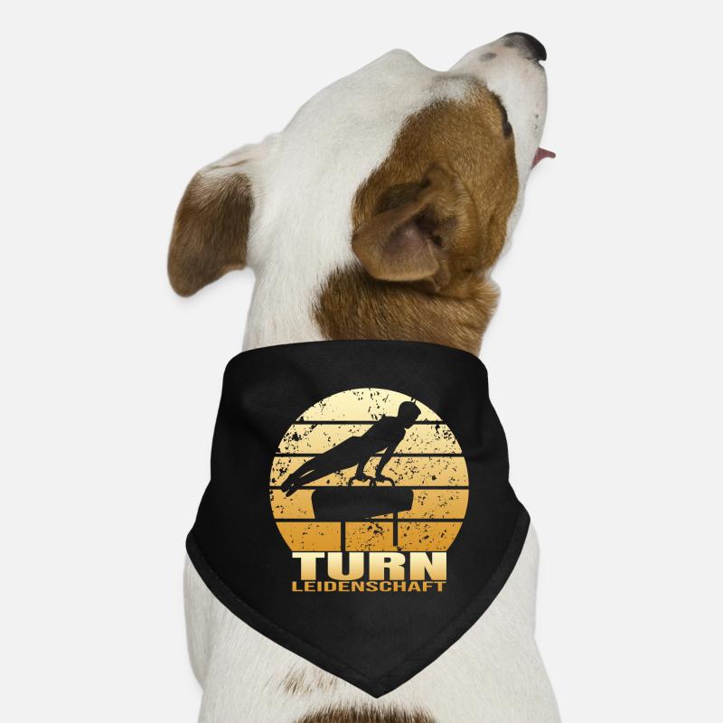 Turn Leidenschaft - Hunde-Bandana - Schwarz