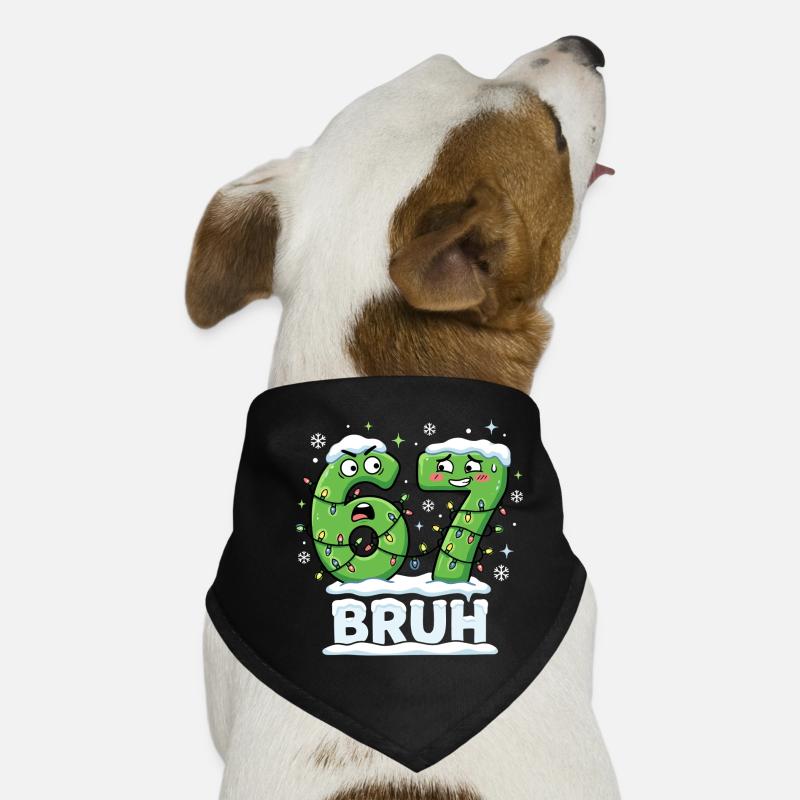 67 Bruh Christmas Memes Funny Gift Cute Dog Bandana