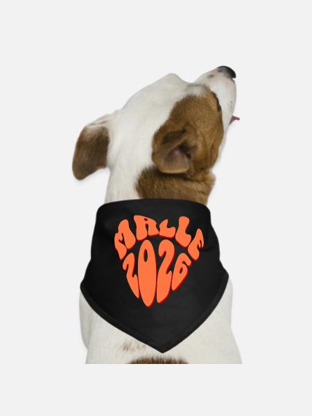 Malle 2026 - Bandana pour chien - noir - Devant