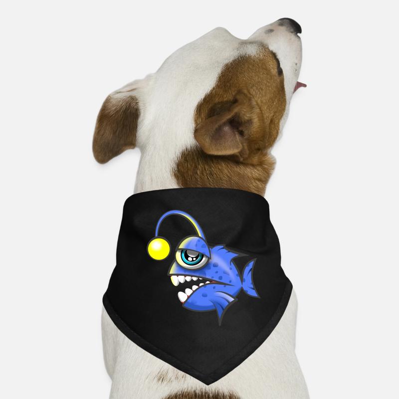 Laternenfisch Hunde-Bandana