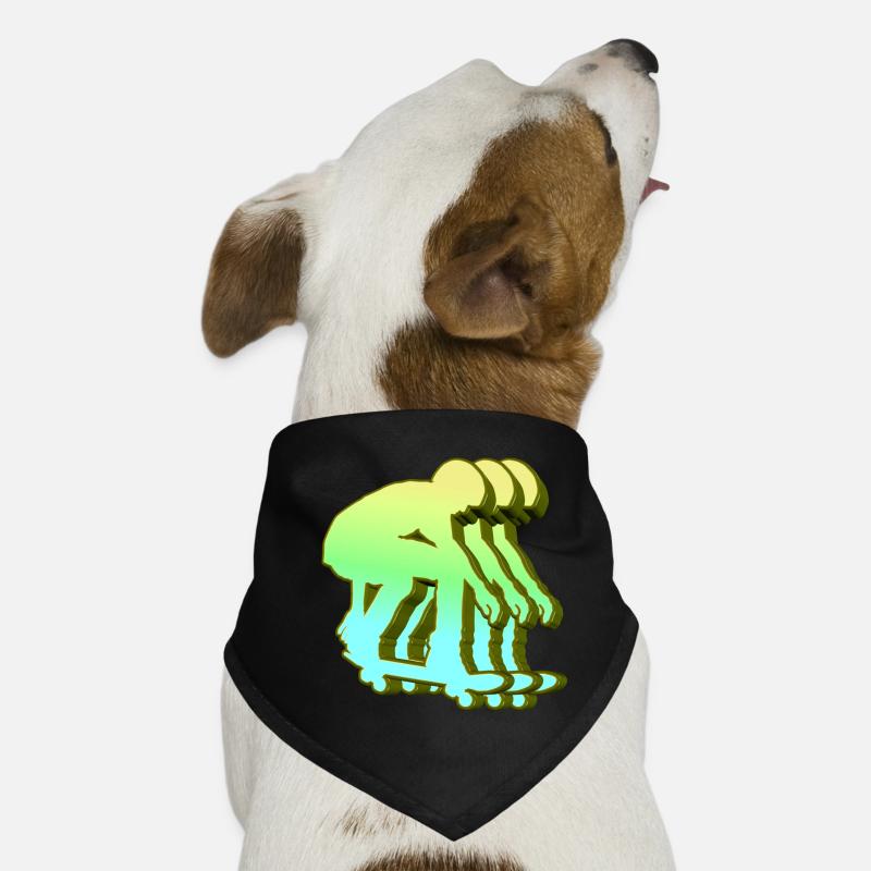 Skateboarder 3D Bandana pour chien