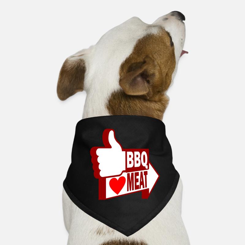 Wie BBQ, lieben Fleisch Hunde-Bandana