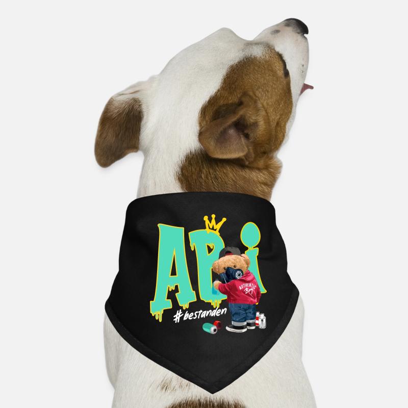 Graffiti Bär Street Hip Kunst Abitur Abi Hunde-Bandana