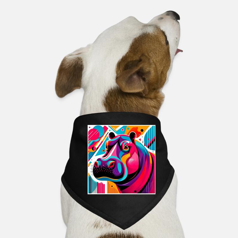 Hippopotamus Dog Bandana