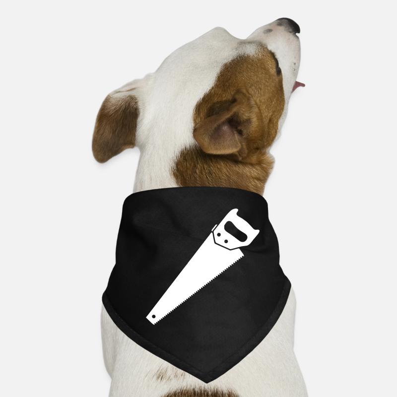 Scie à la main Queue de renard Bois propre Bandana pour chien