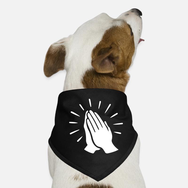 Prayer Hand Pray Dog Bandana