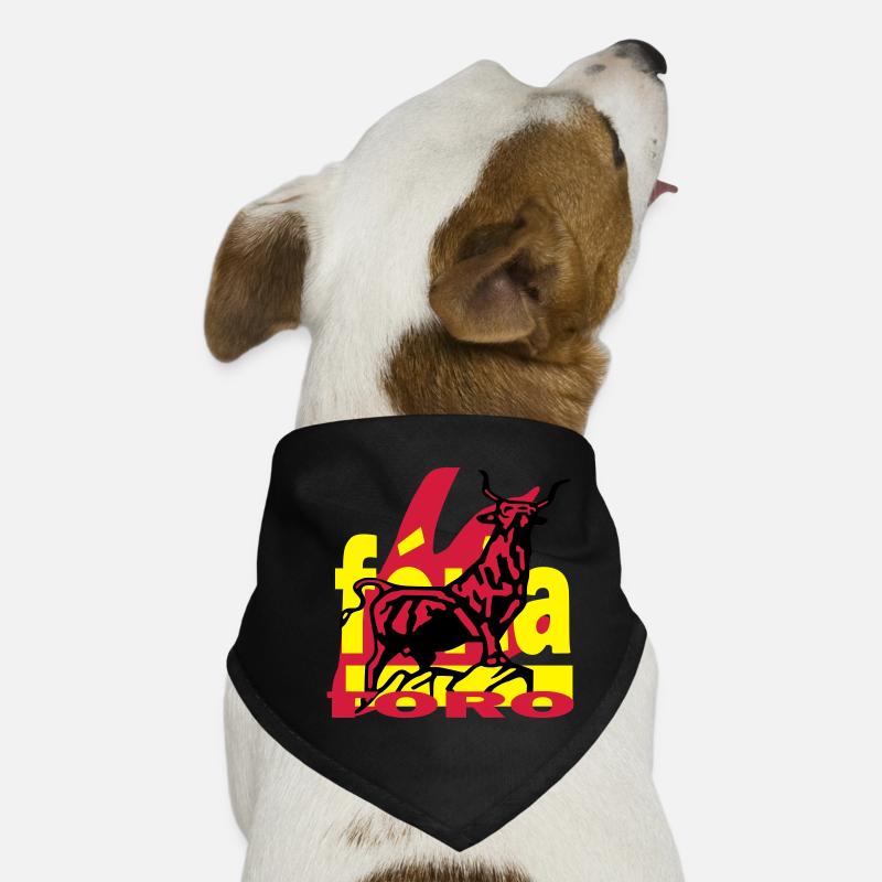 Taureau de Provence avec logo coloré Bandana pour chien
