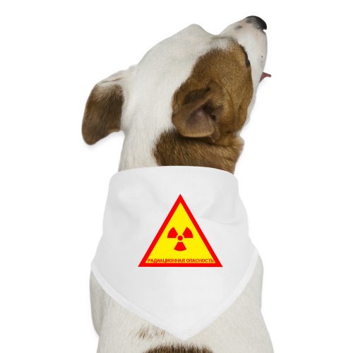 Achtung Radioaktiv Russisch - Hunde-Bandana