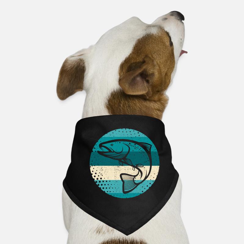 Pêche pêche pêche à la truite pêche Bandana pour chien