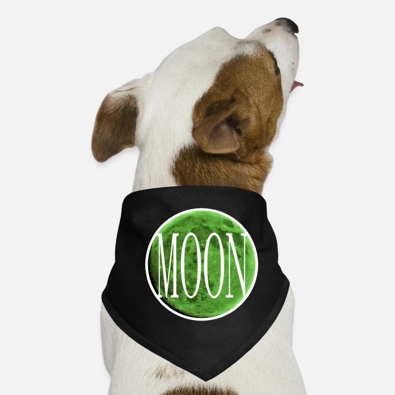 Inset - Emerald Green Moon Dog Bandana