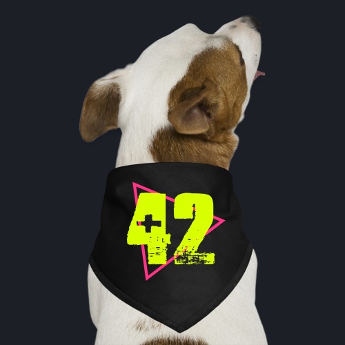 42 - Die Antwort auf alles 2.0 Vektor - Hunde-Bandana