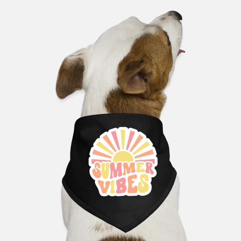 Ambiance estivale Bandana pour chien