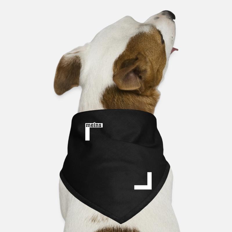 Meins HALB WEISS Hunde-Bandana
