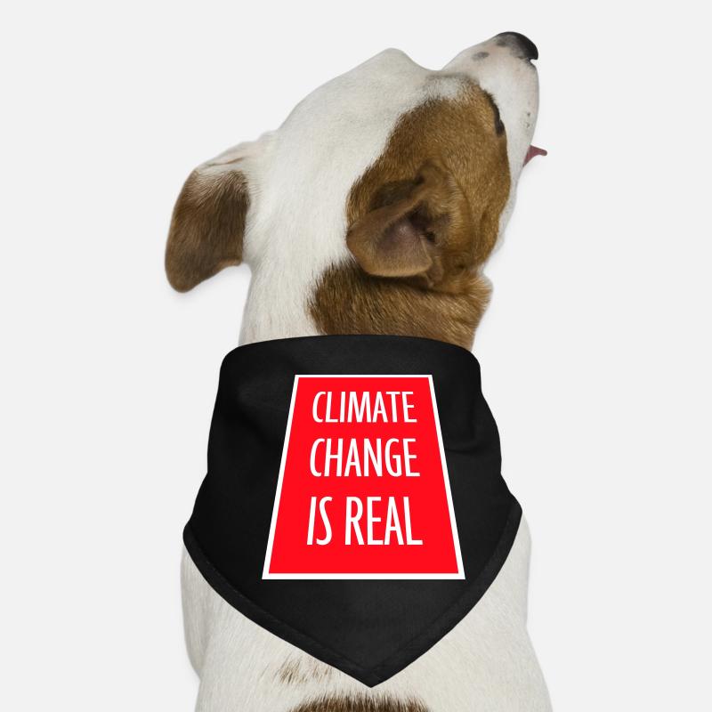 Climate Change Is Real Klimawandel Wissenschaft Hunde-Bandana