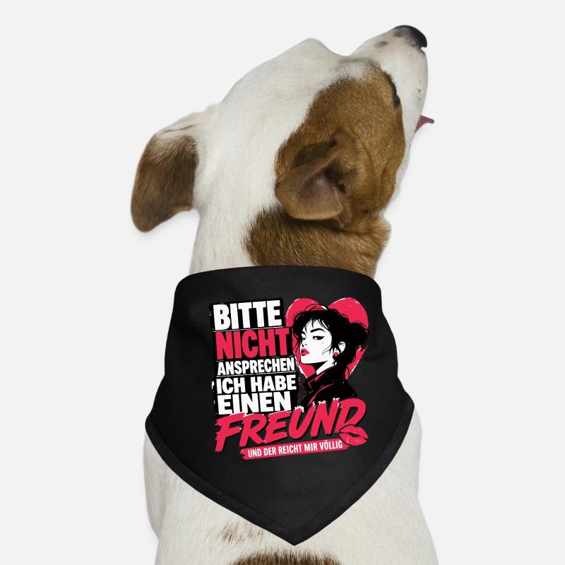 Bitte Nicht Ansprechen ich habe einen Freund  Hunde-Bandana