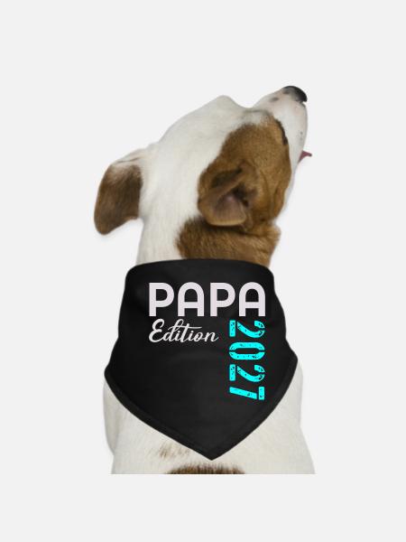 BABY DAD 2027 EDITION - Dog Bandana - black - Front