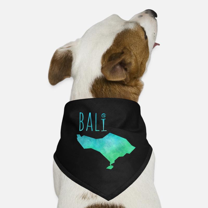 bali - Hunde-Bandana - Schwarz