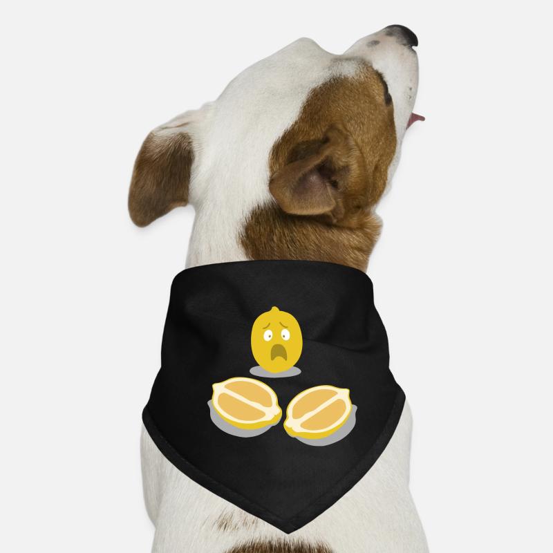 Sorgenlemon lemon character Dog Bandana