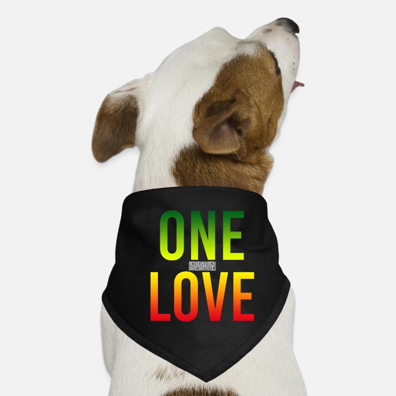 One Love Gradient: Unity in Color Dog Bandana