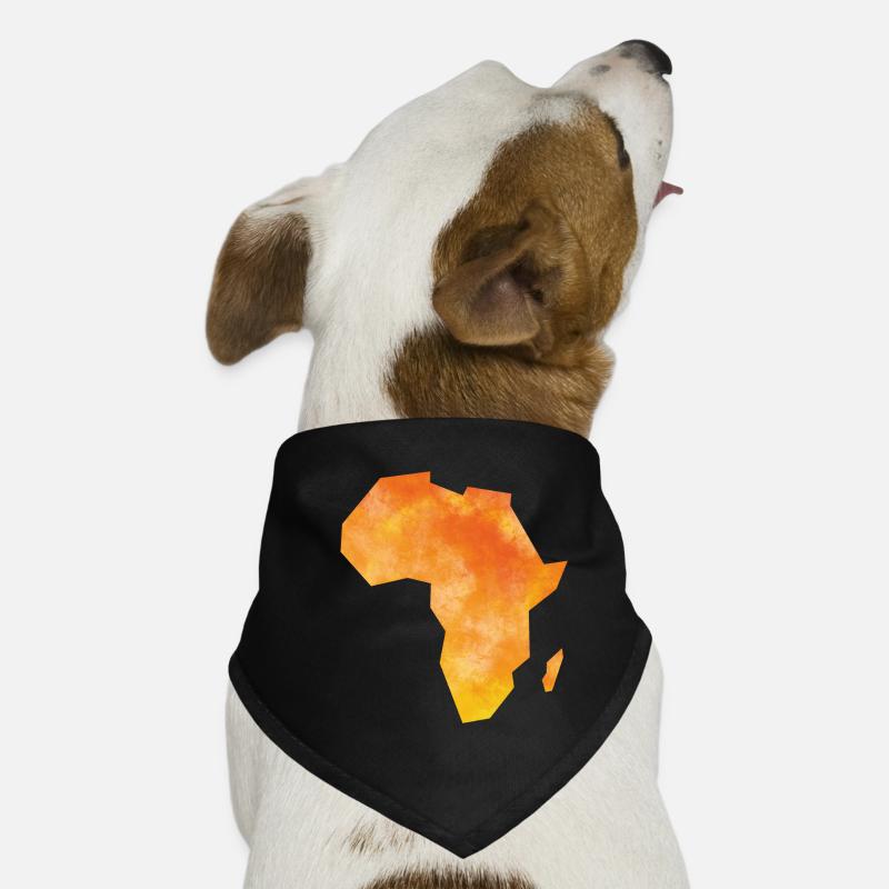Karte Afrika Hunde-Bandana