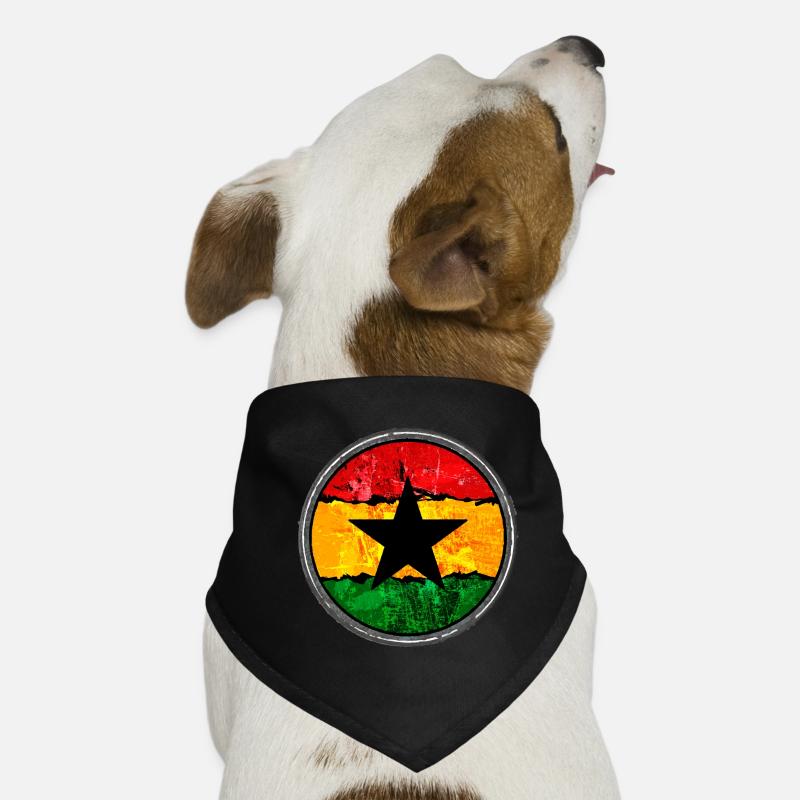 Rasta with the star Dog Bandana