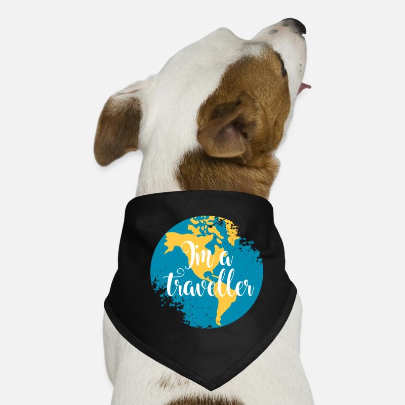 Button Traveler America Dog Bandana