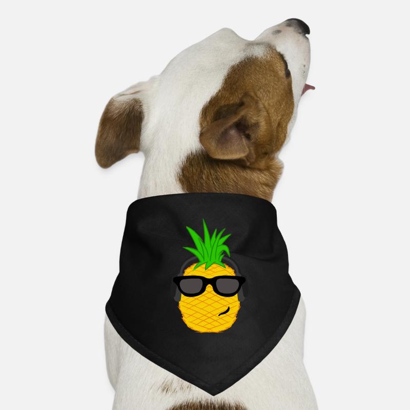 Cool ananas vacances sur les îles des Caraïbes Bandana pour chien