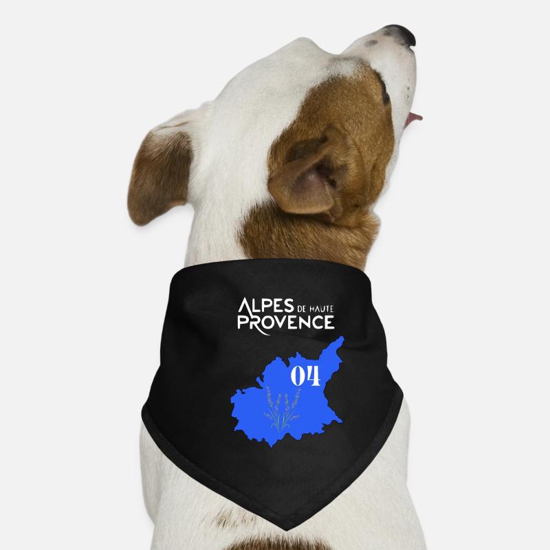 Alpes de haute-provence - Bandana pour chien - noir