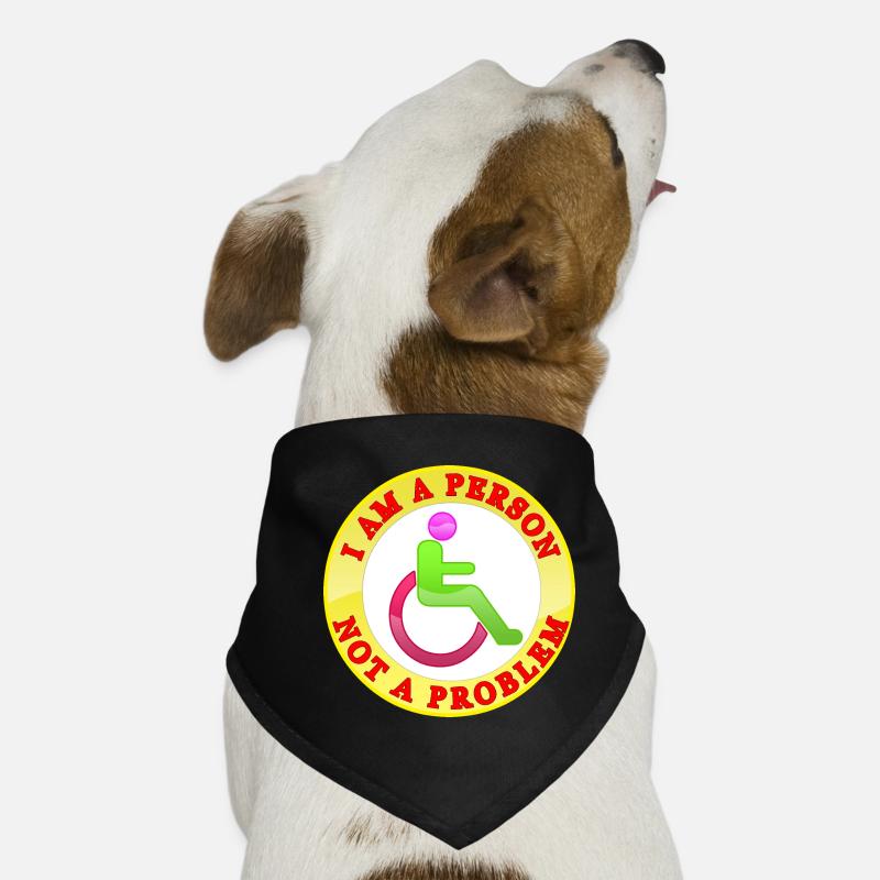 Je suis une personne, pas un problème Bandana pour chien