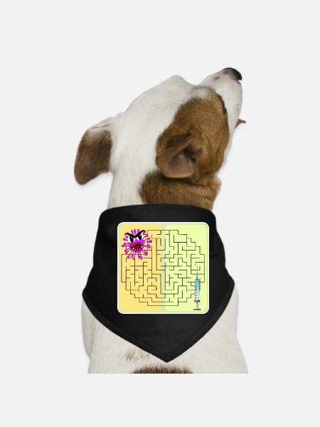 Riddle Virus - Bandana pour chien - noir - Devant