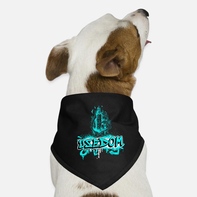 Usedom lighthouse design/gift idea Dog Bandana