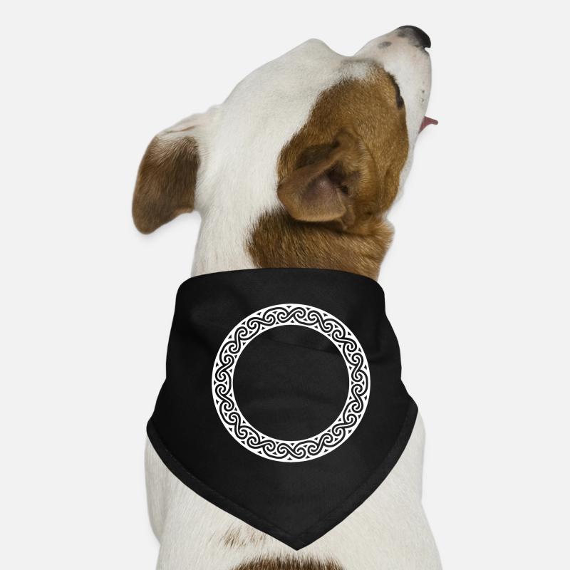 Celtic Knot - Hunde-Bandana - Schwarz