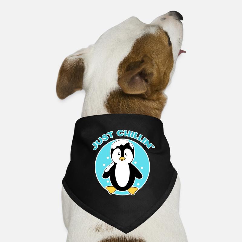 Pinguin Statement Eis Kalt Vogel Schnee Tier Hunde-Bandana