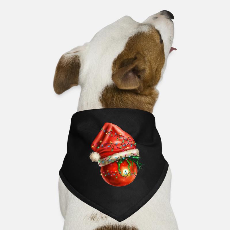 Tomate de Noël Bandana pour chien