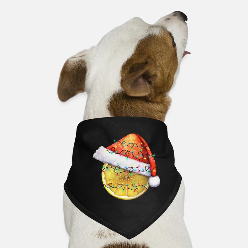 christmas Zitrone Hunde-Bandana