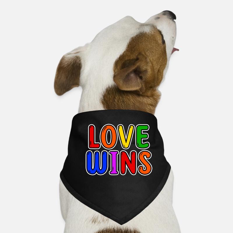 Liebe Statement Rechte Homosexueller Stolz Pride Hunde-Bandana