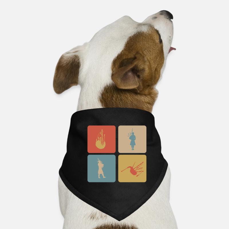 bagpipe design Dog Bandana