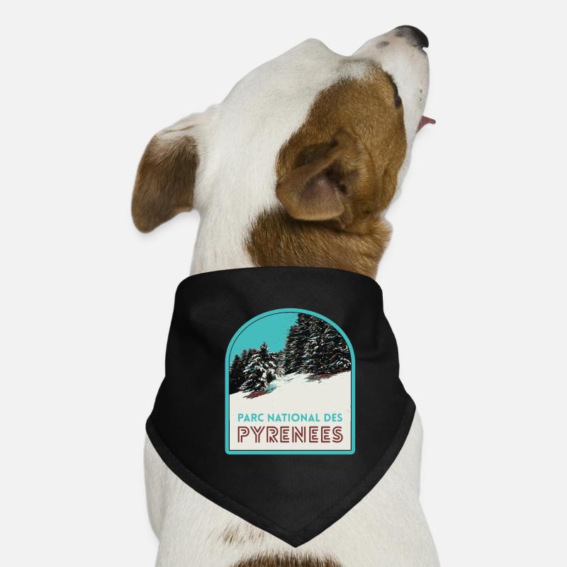 Pyrenees National Park under the snow Dog Bandana