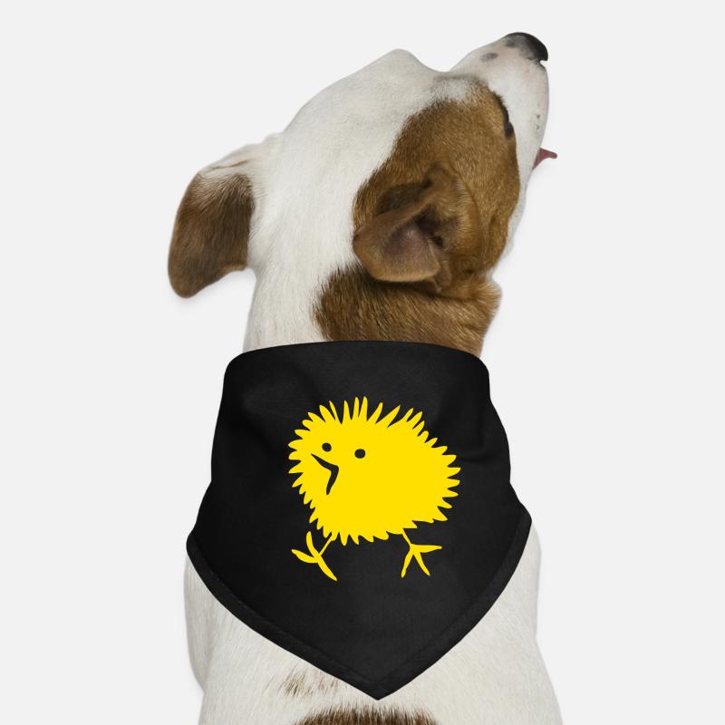 Poussin BIP Joyeuse Pâques Vilaine Bande dessinée Jaune Mignonne Bandana pour chien