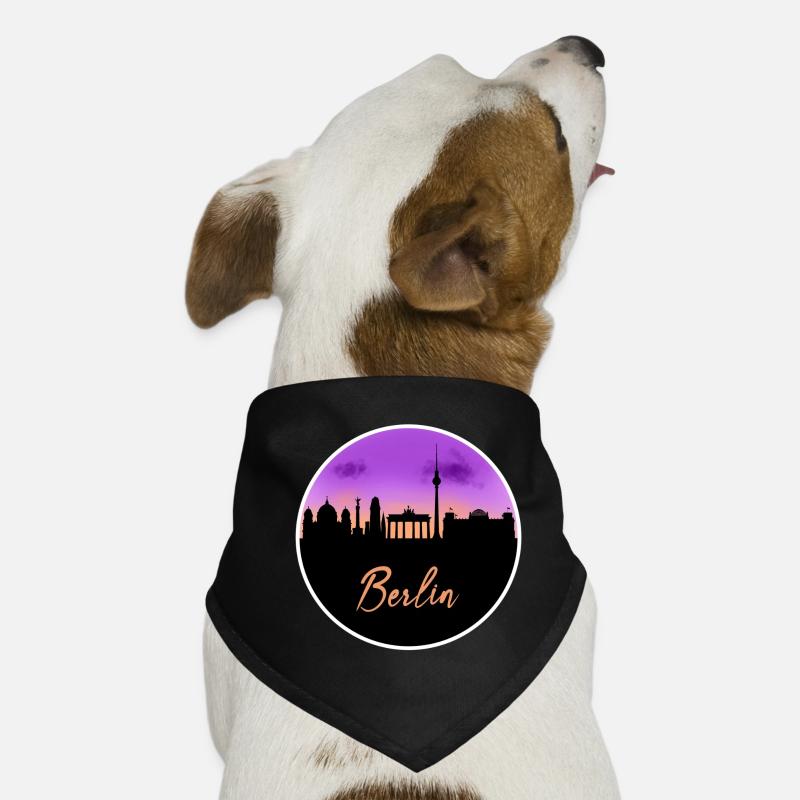 Berlin Fine Skyline Hunde-Bandana