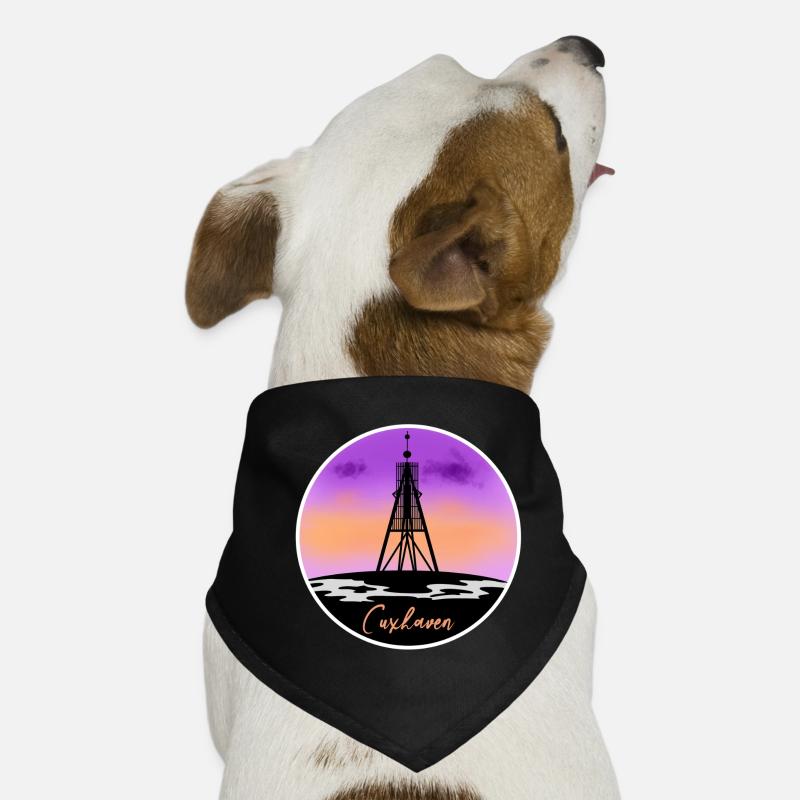 Cuxhaven Fine Skyline Hunde-Bandana