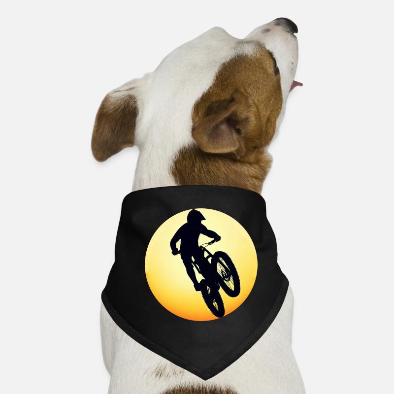 VTT Descente - Sunset Silhouette Bandana pour chien