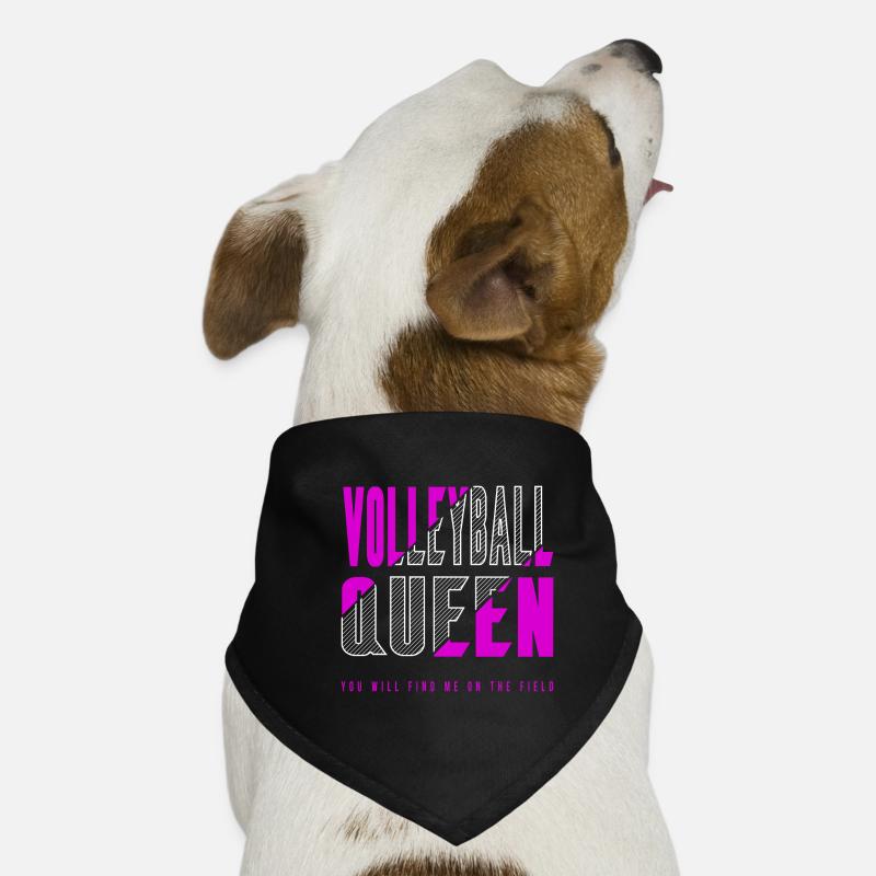 Volleyball Königin Hunde-Bandana