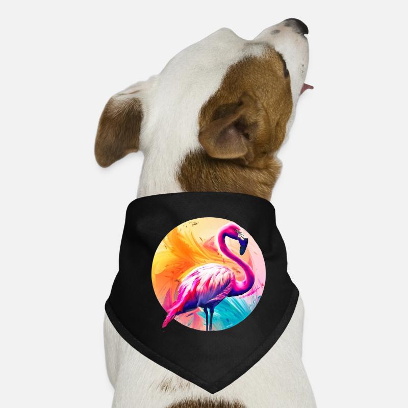 Flamant rose Bandana pour chien