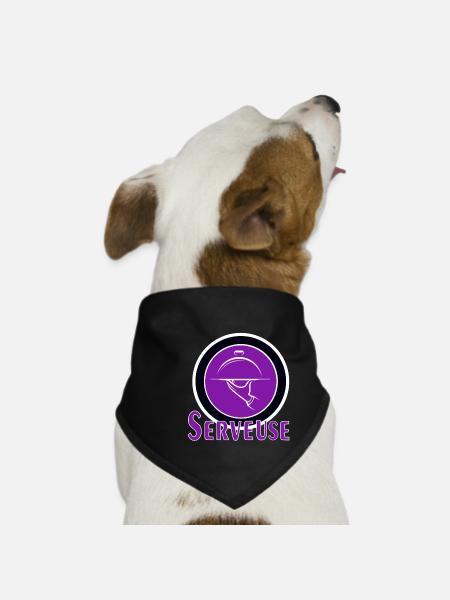 Serveuse - Bandana pour chien - noir - Devant