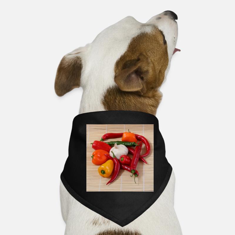 CHILI's Round - Dog Bandana - black