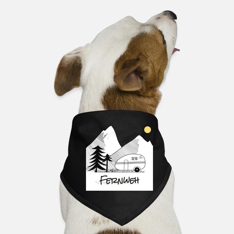 Wanderlust - avec la caravane dans les montagnes Bandana pour chien