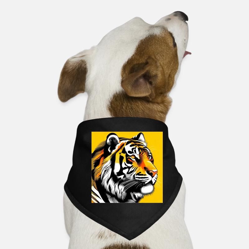 Tigre Pop Art Bandana pour chien