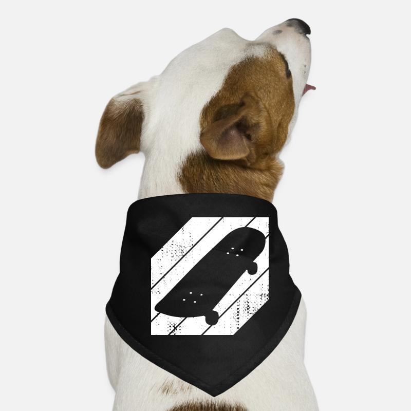 Skateboard Drawing Dog Bandana