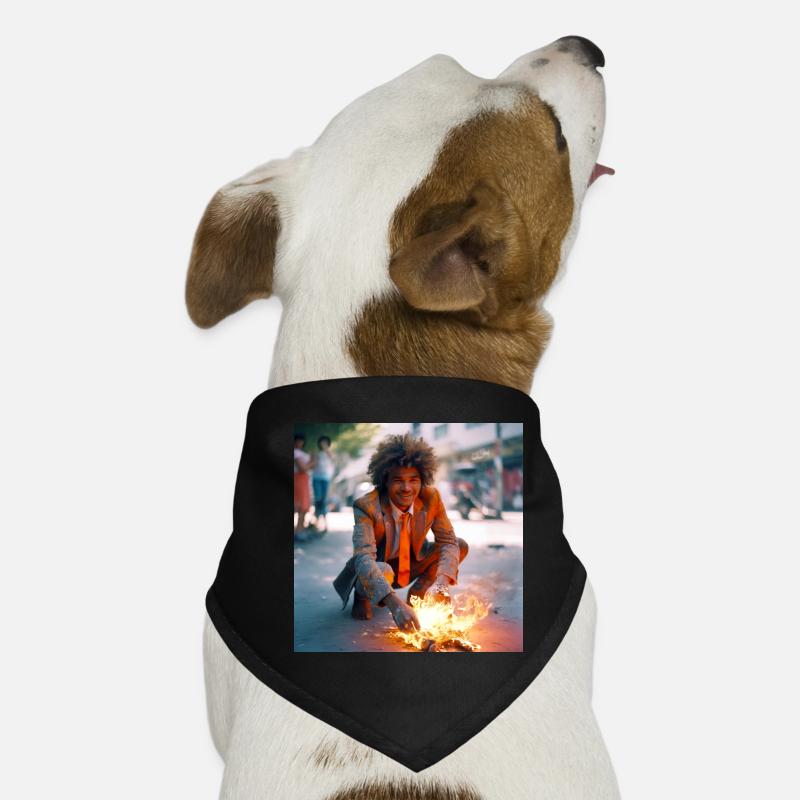Der Brennende Mann 03 Hunde-Bandana